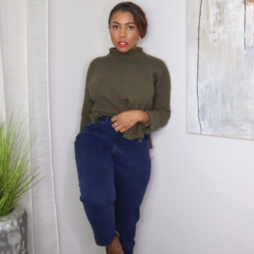 Madewell | Glenmoor Mockneck Sweater | Cotton-Merino Yarn | Size S | Gre…